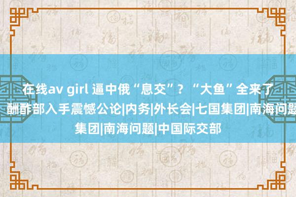 在线av girl 逼中俄“息交”？“大鱼”全来了，进军时分，酬酢部入手震憾公论|内务|外长会|七国集团|南海问题|中国际交部